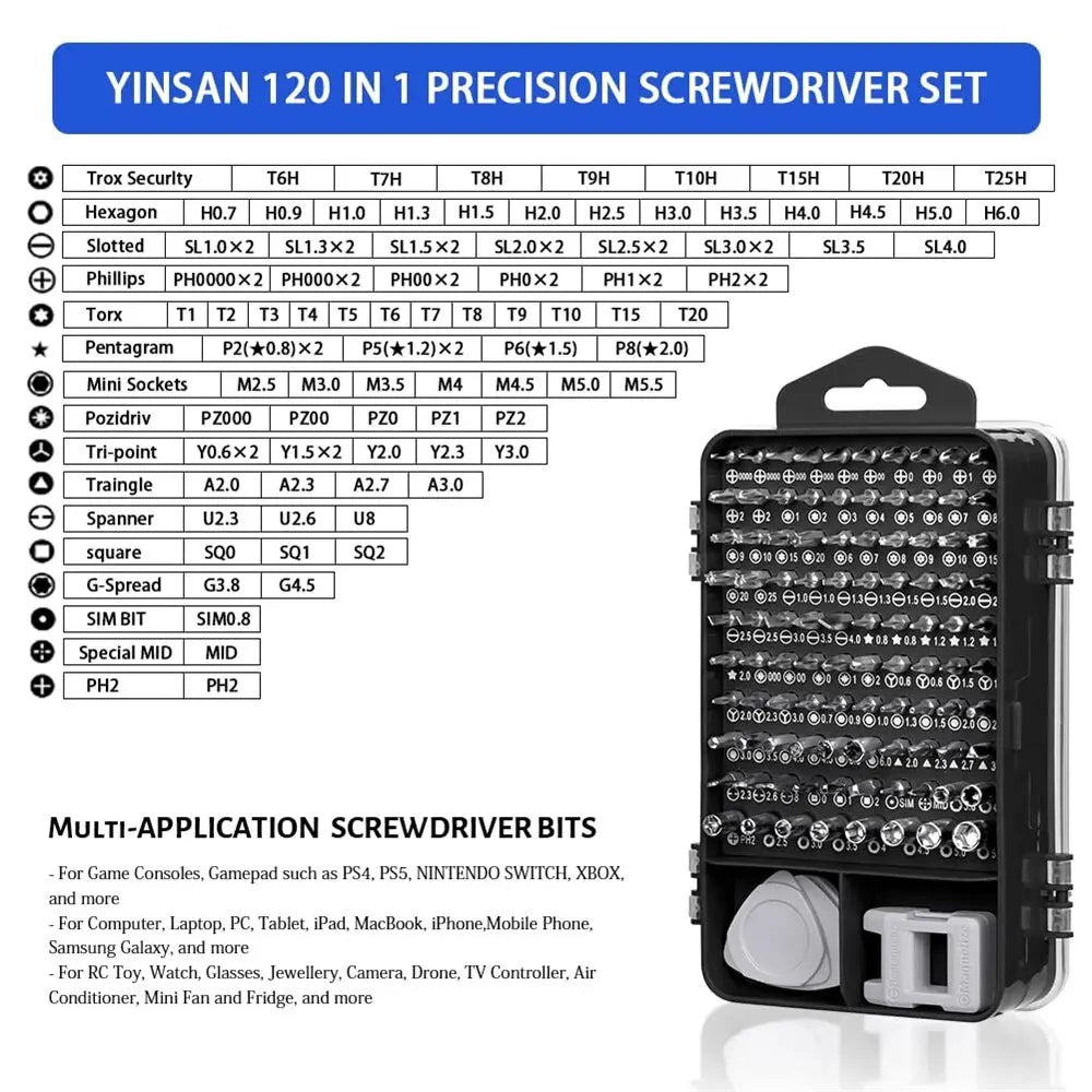 115 in 1 Electronics Screwdriver