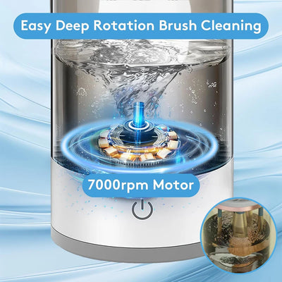 ✨ GlamSpin USB Portable Brush Cleaner