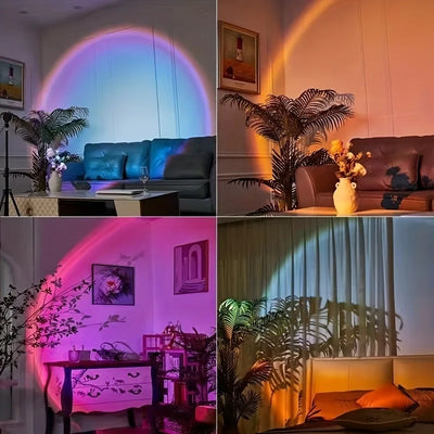✨ AuraBeam Sunset Lamp