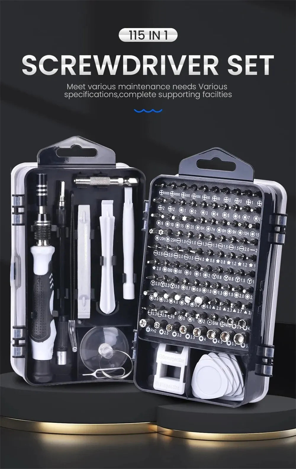115 in 1 Electronics Screwdriver