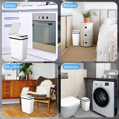 Slim Touchless Motion Sensor Trash Can