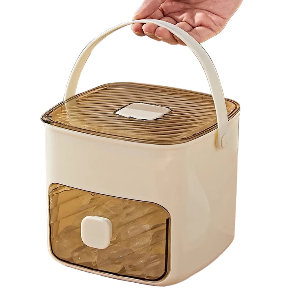 IceMate Portable Ice Maker with Handle & Storage Drawer.