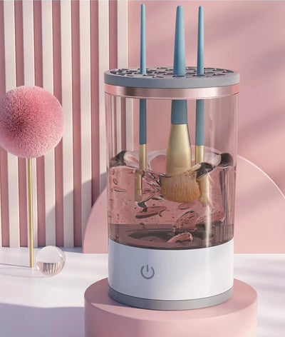✨ GlamSpin USB Portable Brush Cleaner