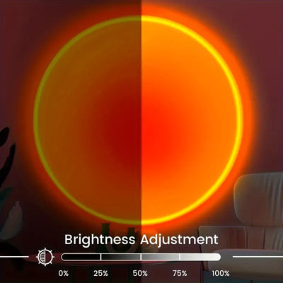 ✨ AuraBeam Sunset Lamp