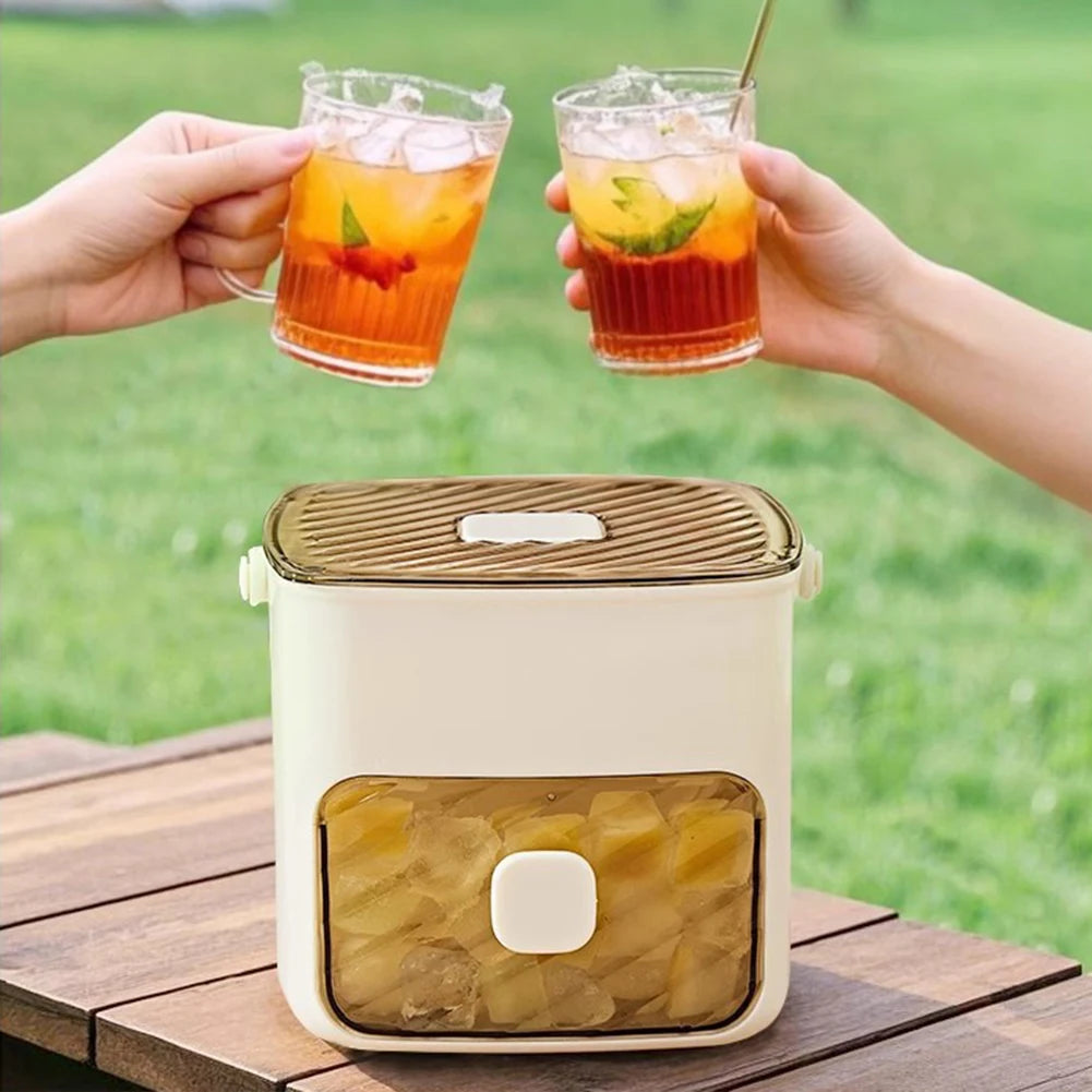 IceMate Portable Ice Maker with Handle & Storage Drawer.