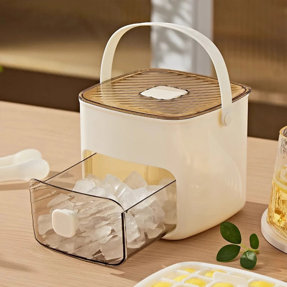 IceMate Portable Ice Maker with Handle & Storage Drawer.