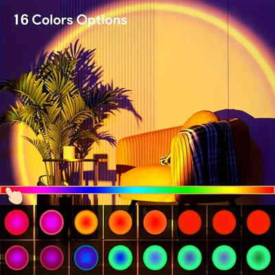 ✨ AuraBeam Sunset Lamp