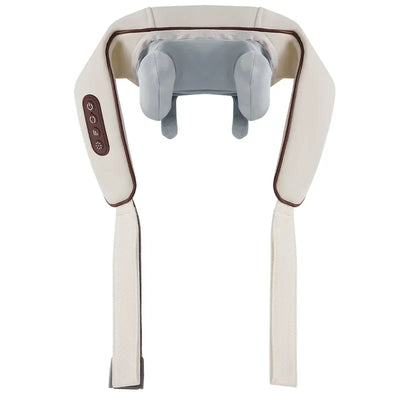 Portable Heated Shiatsu Neck & Shoulder Massager – Kneading & Relaxation Wrap